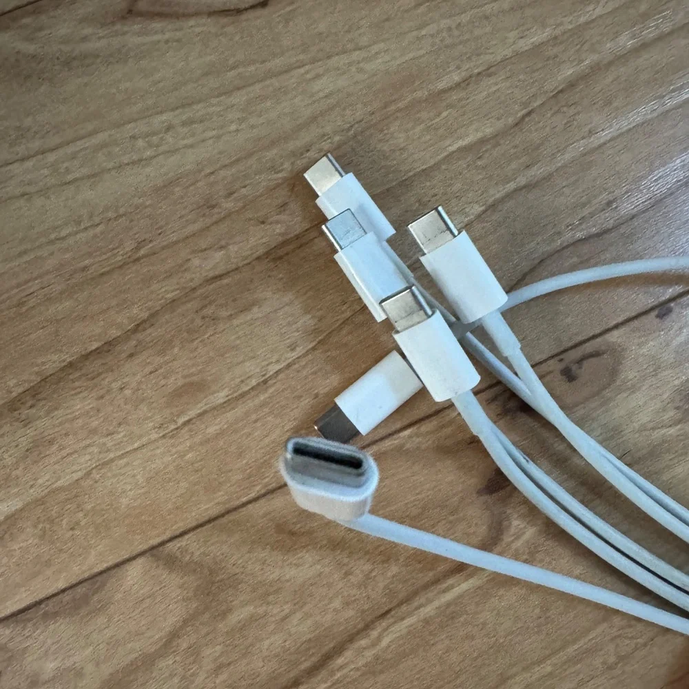 8 (eight) for all of them - Apple - 3.3' (1M) USB-C to Lightning Cable - White